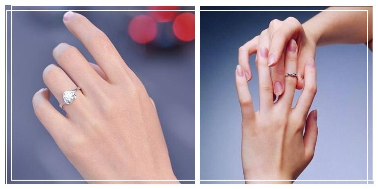  前女友左手食指带戒指
